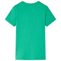 Kinder-T-Shirt Gr&uuml;n 128