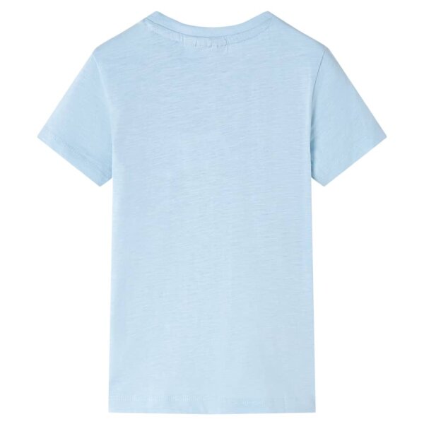 Kinder-T-Shirt Hellblau 140