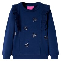 Kinder-Sweatshirt Marineblau 92