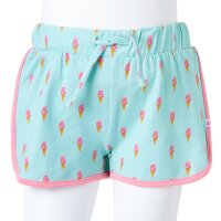 Kindershorts mit Kordelzug Helles Minzgr&uuml;n 92