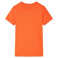 Kinder-T-Shirt Dunkelorange 92