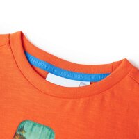 Kinder-T-Shirt Dunkelorange 92