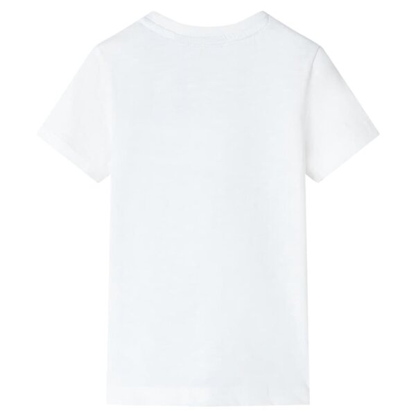 Kinder-T-Shirt Ecru 128