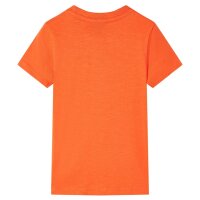 Kinder-T-Shirt Dunkelorange 116