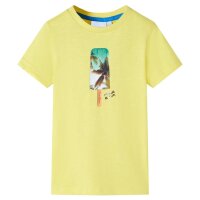 Kinder-T-Shirt Gelb 140