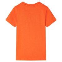 Kinder-T-Shirt Dunkelorange 104