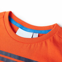 Kinder-T-Shirt Dunkelorange 104