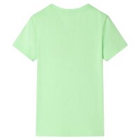 Kinder T-Shirt Neongrün 140