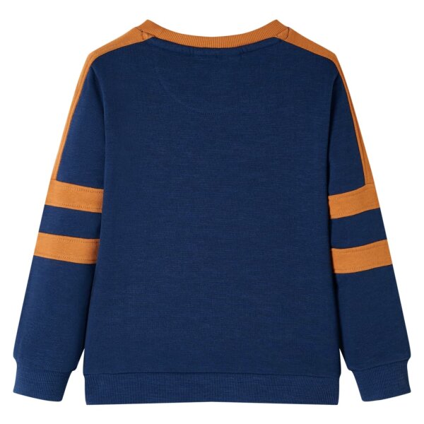 Kinder-Sweatshirt Indigoblau 116