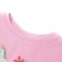 Kinder-Kurzarmshirt Hellrosa 116