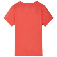 Kinder-T-Shirt Hellrot 116