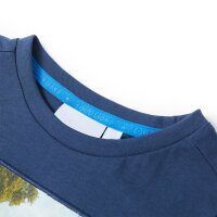 Kinder-T-Shirt Dunkelblau 92