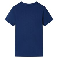 Kinder-T-Shirt Dunkelblau 116