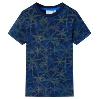 Kinder-T-Shirt Marineblau 92