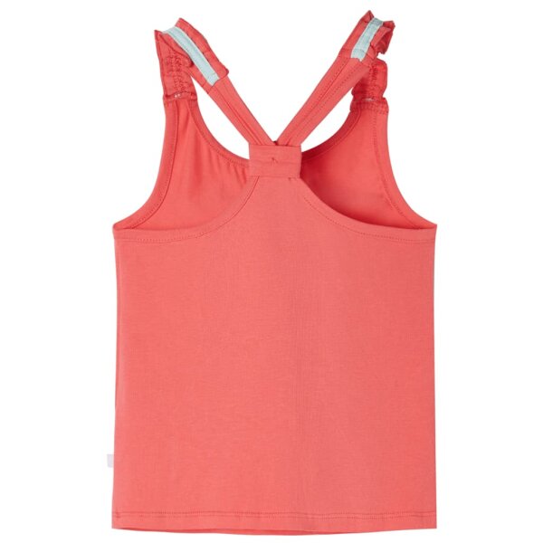 Kinder-Tanktop Korallenrosa 92