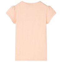 Kinder-T-Shirt Hellorange 128