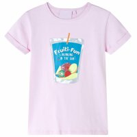 Kinder-T-Shirt Zartrosa 116