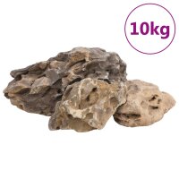 vidaXL Drachensteine 10 kg Grau 10-40 cm