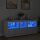 vidaXL Sideboard mit LED-Leuchten Weiß 162x37x67 cm