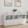 vidaXL Sideboard mit LED-Leuchten Weiß 162x37x67 cm