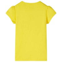 Kinder-T-Shirt Gelb 128