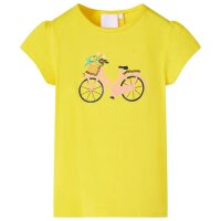 Kinder-T-Shirt Gelb 128