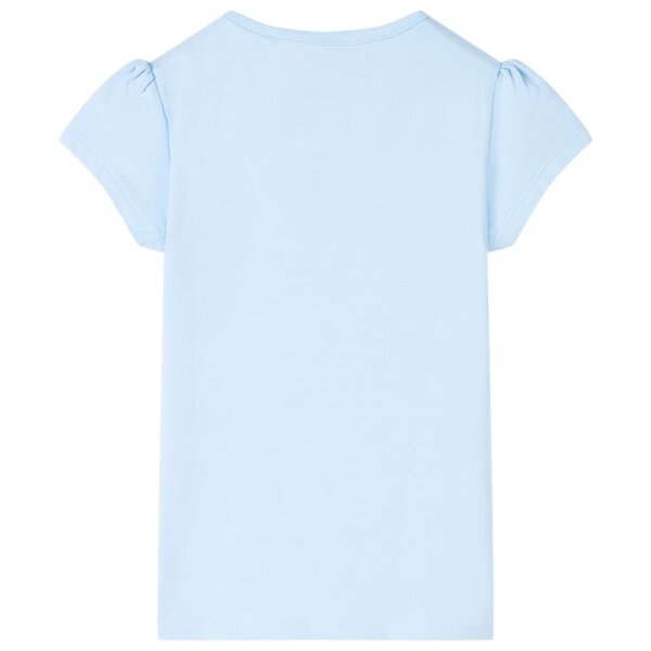 Kinder-T-Shirt Hellblau 140