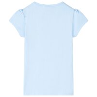 Kinder-T-Shirt Hellblau 140