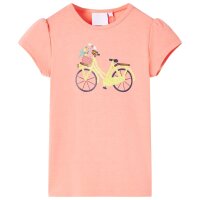 Kinder-T-Shirt Korallenrosa 116