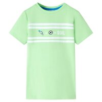Kinder T-Shirt Neongrün 116