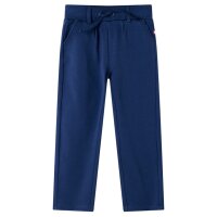 Kinderhose mit Kordelzug Marineblau 140