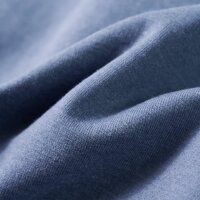 Kinder-Kapuzenpullover Blau Melange 104