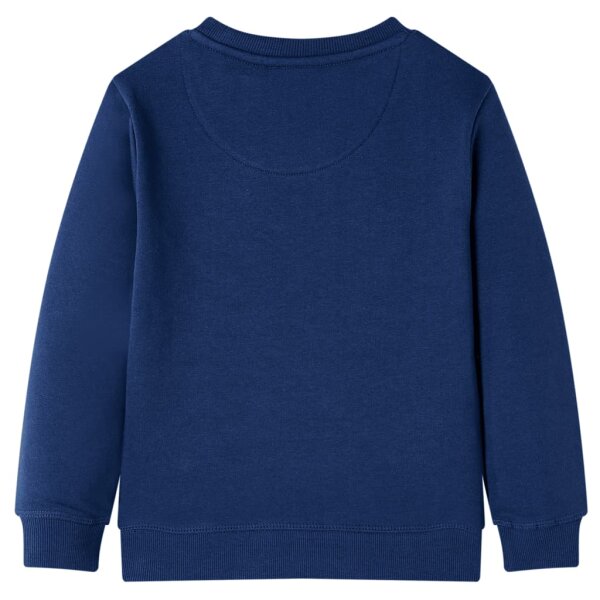 Kinder-Sweatshirt Marineblau 104