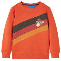 Kinder-Sweatshirt Orange 128