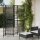 vidaXL Paravent 4-tlg. Schwarz Poly Rattan