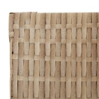 vidaXL Paravent 6-tlg. Beige Poly Rattan