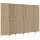 vidaXL Paravent 6-tlg. Beige Poly Rattan