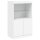 vidaXL Sideboards mit LED-Leuchten 3 Stk. Weiß Holzwerkstoff