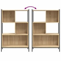 vidaXL B&uuml;cherregal Sonoma-Eiche 72x28x109 cm Holzwerkstoff