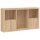 vidaXL Sideboard mit LED-Leuchten Sonoma-Eiche 181,5x37x100 cm