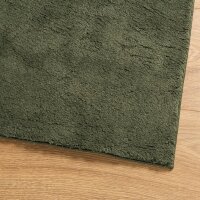 vidaXL Teppich HUARTE Kurzflor Weich und Waschbar Waldgr&uuml;n 200x280 cm