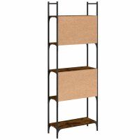 vidaXL B&uuml;cherregal 5 B&ouml;den R&auml;uchereiche 60,5x24x166,5 cm Holzwerkstoff