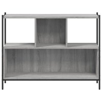 vidaXL B&uuml;cherregal Grau Sonoma 102x28x77,5 cm Holzwerkstoff