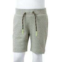 Kindershorts mit Kordelzug Hellkhaki Melange 128