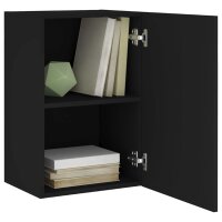 vidaXL TV-Wandschrank Schwarz 40,5x30x60 cm Holzwerkstoff