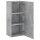 vidaXL TV-Wandschrank Betongrau 40,5x30x90 cm Holzwerkstoff