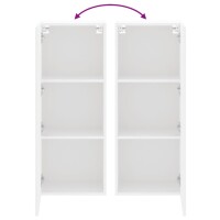 vidaXL TV-Wandschrank Wei&szlig; 40,5x30x102 cm Holzwerkstoff