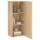 vidaXL TV-Wandschrank Sonoma-Eiche 40,5x30x102 cm Holzwerkstoff