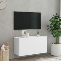 vidaXL TV-Wandschrank Wei&szlig; 80x30x41 cm