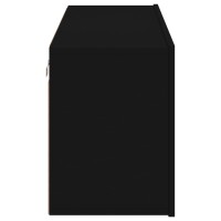 vidaXL TV-Wandschrank Schwarz 100x30x41 cm